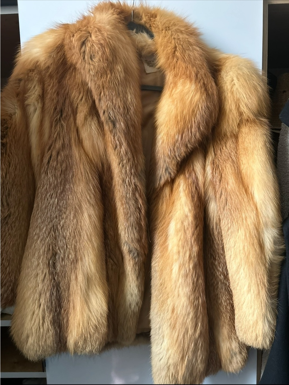 Canadian Golden Red Fox Fur Coat - Luxury Women's Jacket